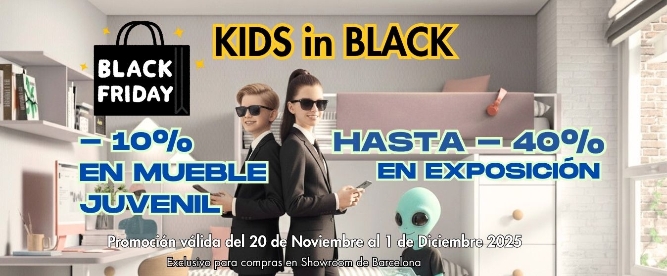 Black Friday mueble juvenil